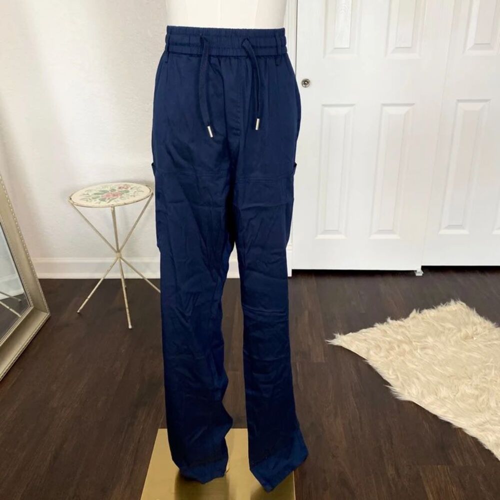 NWT MultiPants High Stretch Multi-pocket Durable Pants Navy 2X